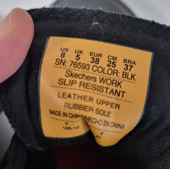 Skechers Work Sneakerss Leather Slip Resistant - Picture 11 of 11